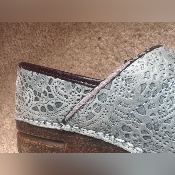 dansko XP clog blue lace chambray pattern size 41 - Picture 7 of 12